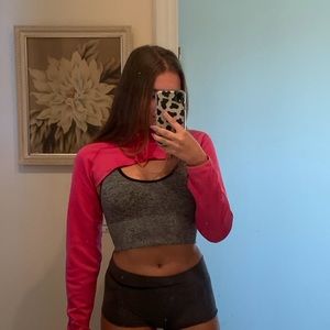 Cropped hoodie running Nike